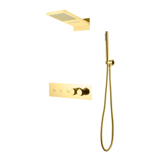 Boheme Fusion Душевая система термостатическая Gold