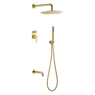 Boheme Uno Душевая система с изливом Gold