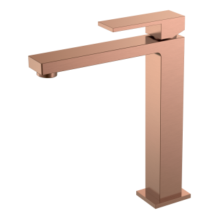 Boheme Qubic Смеситель для раковины высокий Copper Brushed