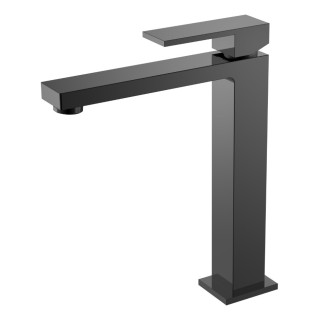 Boheme Qubic Смеситель для раковины высокий Shine Gun Metall