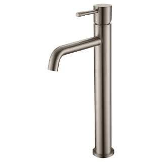 Boheme Uno Смеситель для раковины высокий Nickel Brush