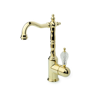 Boheme Crystal Смеситель для раковины высокий Gold