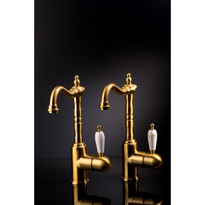 Boheme 302 Смеситель для раковины высокий Bronze