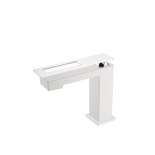 Boheme Q Смеситель для раковины низкий W (белый глянец)