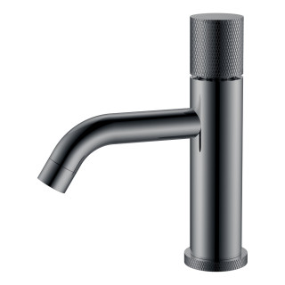 Boheme Stick TOUCH Смеситель для раковины низкий Shine Gun Metall