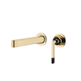 Boheme DUO Смеситель для раковины стандартный на 2 отверстия Gold