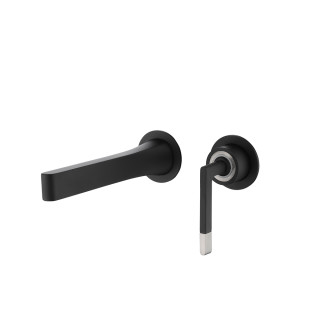 Boheme DUO Смеситель для раковины стандартный на 2 отверстия Black