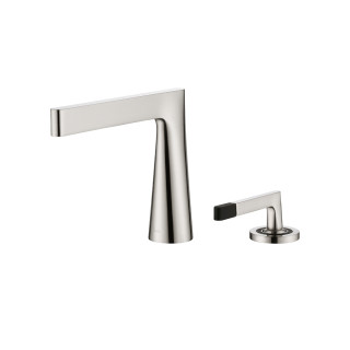 Boheme DUO Смеситель для раковины стандартный на 2 отверстия Nickel Brush