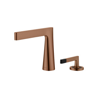 Boheme DUO Смеситель для раковины стандартный на 2 отверстия Brushed Bronze