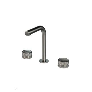 Boheme PRESTIGE Смеситель для раковины стандартный на 3 отверстия Gun Metall