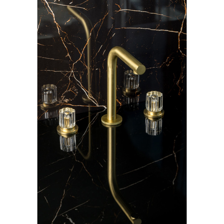 Boheme 152-MG-EL смеситель раковины Matt Gold