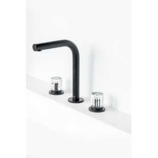 Boheme ELEGANTE Смеситель для раковины стандартный на 3 отверстия Black