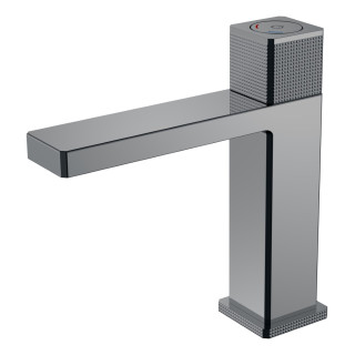 Boheme QUAD Смеситель для раковины стандартный Shine Gun Metall