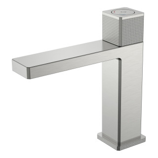 Boheme QUAD Смеситель для раковины стандартный Nickel Brush