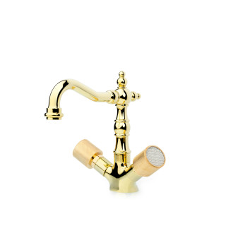 Boheme Royal Cristal Смеситель для раковины стандартный Gold