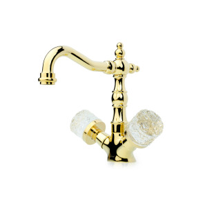 Boheme Crystal Смеситель для раковины стандартный Gold