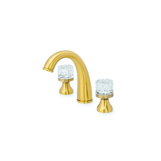 Boheme Crystal Смеситель для раковины стандартный на 3 отверстия Bronze