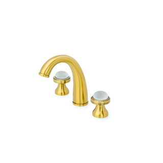 Boheme Satine Смеситель для раковины стандартный на 3 отверстия Bronze