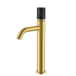 Boheme Stick Смеситель для раковины высокий Matt Gold