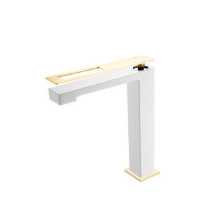 Boheme Q Смеситель для раковины высокий W (белый глянец)