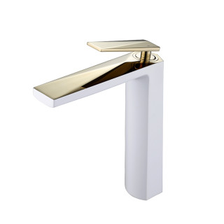 Boheme Venturo Смеситель для раковины высокий W (белый глянец)