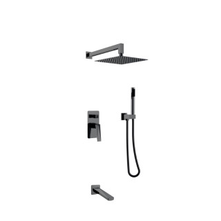 Boheme Venturo Душевая система с изливом Shine Gun Metall