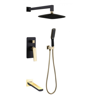 Boheme Venturo Душевая система с изливом Black