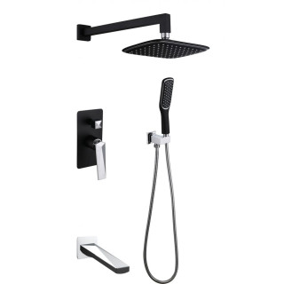Boheme Venturo Душевая система с изливом Black