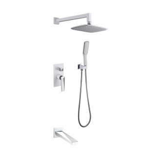 Boheme Venturo Душевая система с изливом W (белый глянец)