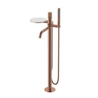 Boheme Stick LINEA Смеситель напольный для ванны Copper Brushed