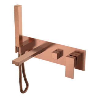 Boheme Qubic Смеситель встраиваемый для ванны Copper Brushed