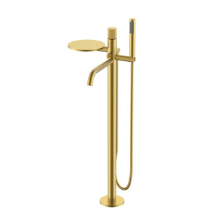 Boheme Stick LINEA Смеситель напольный для ванны Matt Gold