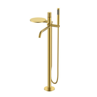 Boheme Stick SPIRALE Смеситель напольный для ванны Matt Gold