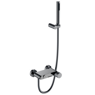 Boheme Stick TOUCH Смеситель настенный для ванны Shine Gun Metall