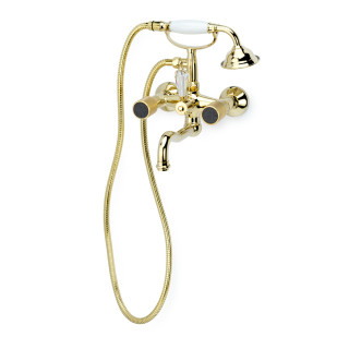 Boheme Royal Cristal Смеситель настенный для ванны Gold