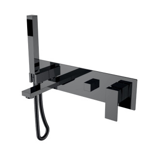 Boheme Qubic Смеситель встраиваемый для ванны Shine Gun Metall