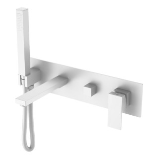 Boheme Qubic Смеситель встраиваемый для ванны White