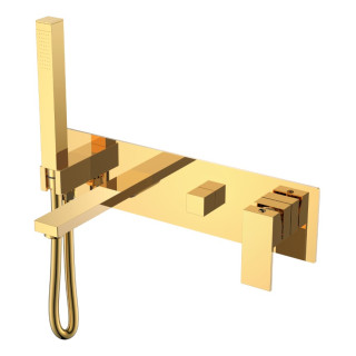 Boheme Qubic Смеситель встраиваемый для ванны Gold