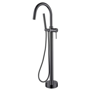 Boheme Uno Смеситель напольный для ванны Shine Gun Metall