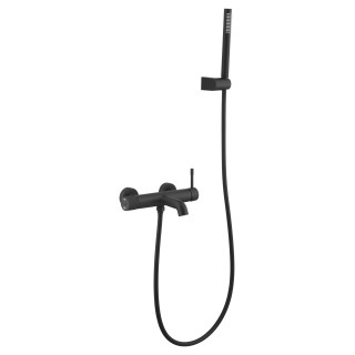 Boheme Uno Смеситель настенный для ванны Black