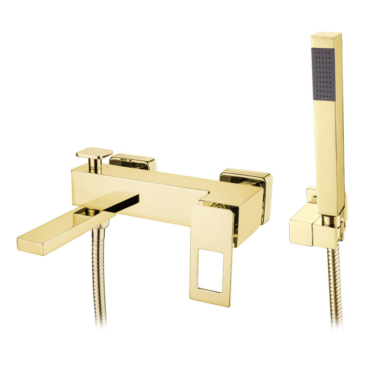 Boheme 143-GG смеситель для ванны настенный Gold