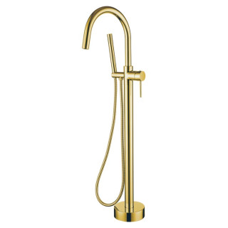 Boheme Uno Смеситель напольный для ванны Gold