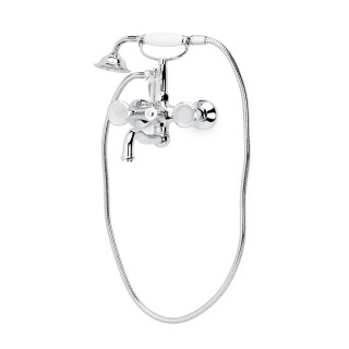 Boheme Satine Смеситель настенный для ванны Chrome
