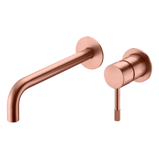 Boheme Uno Смеситель встраиваемый для раковины на 2 отверстия Copper Brushed