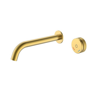 Boheme TECH Смеситель встраиваемый для раковины на 2 отверстия Matt Gold