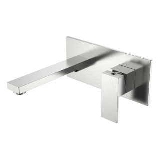 Boheme Qubic Смеситель встраиваемый для раковины на 2 отверстия Nickel Brush