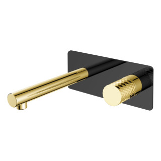 Boheme Stick DIAMOND Смеситель встраиваемый для раковины на 2 отверстия Black