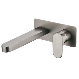 Boheme Spectre Смеситель встраиваемый для раковины на 2 отверстия Nickel Brush