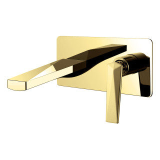 Boheme Venturo Смеситель встраиваемый для раковины на 2 отверстия Gold