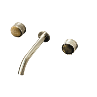 Boheme PRESTIGE Смеситель встраиваемый для раковины на 3 отверстия Nickel Brush